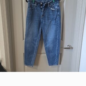 Old Navy Blue Ankle Cropped Jeans
